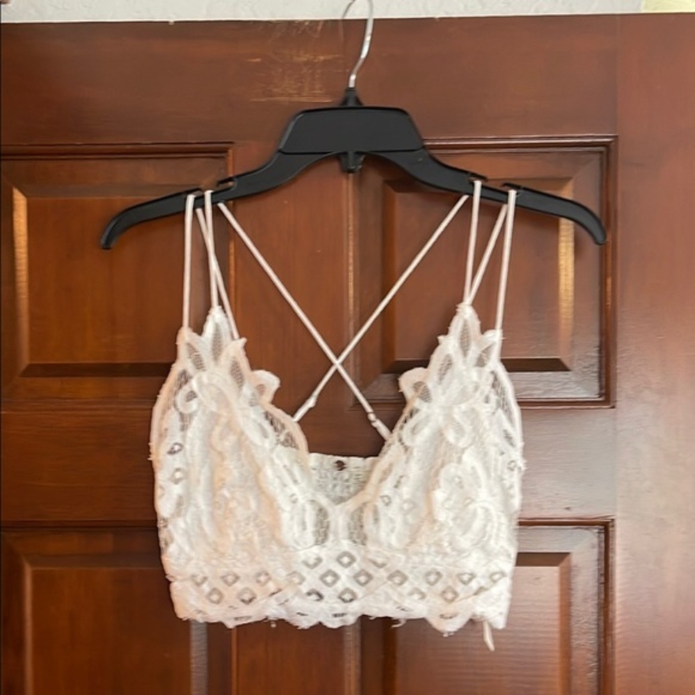 Free People Lace Bralette with Strappy Back